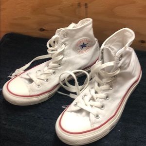 White high top converse